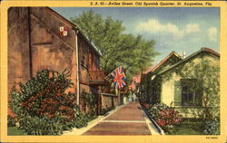 Old Spanish Quarter, Aviles Street Postcard