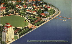 Memorial Park And The St. John's River Postcard