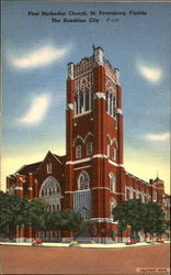 First Methodist Church St. Petersburg, FL Postcard Postcard