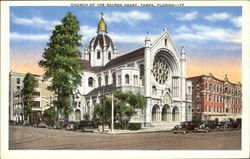 Church Of The Sacred Heart Tampa, FL Postcard Postcard