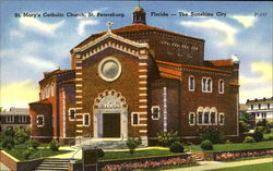 St. Mary's Catholic Church St. Petersburg, FL Postcard Postcard