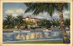 Lauderdale Arms Apartments Postcard