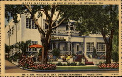 Hotel Mayfair, 232 First St. North St. Petersburg, FL Postcard Postcard