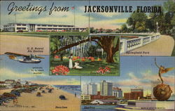 Greetings From Jacksonville Postcard