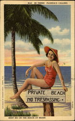 Hi There! Florida's Calling Scenic, FL Postcard Postcard