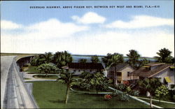 Overseas Highway Miami, FL Postcard Postcard