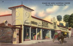 Ponce De Leon Shopping Center, King Street St. Augustine, FL Postcard Postcard