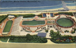 Aerial View Marine Studios Postcard