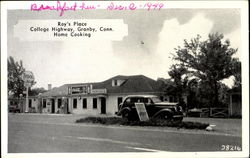 Roy's Place, College Highway Granby, CT Postcard Postcard