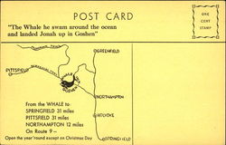 The Whale He Swam Around The Ocean And Landed Jonah Up In Goshen Massachusetts Postcard Postcard