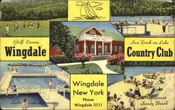 Wingdale Country Club Postcard