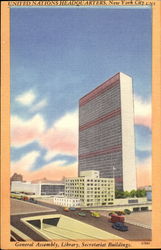 Unites Nations Headquarters New York, NY Postcard Postcard