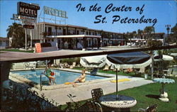 Diplomat Motel, 800 - 34th St. No. on U.S.19 Skyway Blvd. Postcard