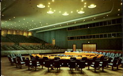 The Security Council Chamber New York, NY Postcard Postcard