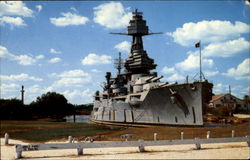 The Battleship Houston, TX Postcard Postcard