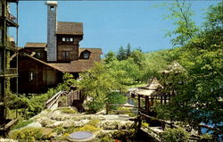 Parlor Wing And Rock Garden, Mohonk Lake New Paltz, NY Postcard Postcard