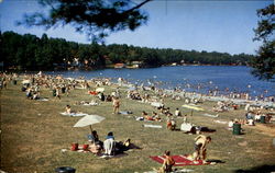 Hopatcong State Park Beach Postcard