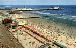 Bathers And The Beach Postcard