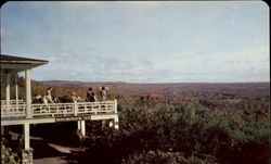 View From The Veranda Of Monomonock Inn Mountainhome, PA Postcard Postcard