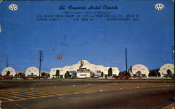 St. Francis Hotel Courts, U. S. 31 - 80 & 82 Montgomery, AL Postcard Postcard