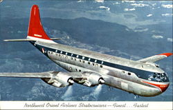 Northwest Orient Airlines Stratocruisers Postcard