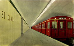 St. Clair Station Postcard