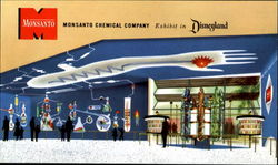 Monsanto Chemical Company Exhibit In Disneyland Postcard Postcard