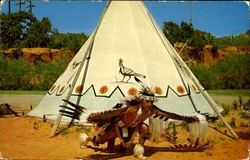 Redwing Hahtogo - Kiowa Eagle Dancer Native Americana Postcard Postcard