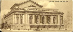 The New Theatre New York City, NY Postcard Postcard