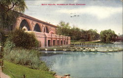 Boat House, Humboldt Park Postcard