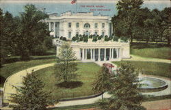 The White House East Entrance Washington, DC Washington DC Postcard Postcard