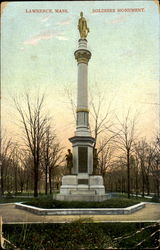 Soldiers Monument Postcard