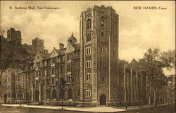 St. Anthony Hall, Yale University Postcard