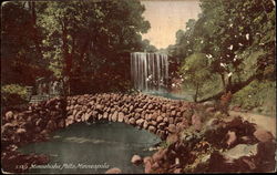 Minnehaha Falls Minneapolis, MN Postcard Postcard