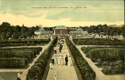 Opening Day Shaw's Garden Postcard