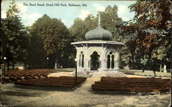 The Band Stand, Druid Hill Park Baltimore, MD Postcard Postcard