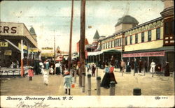 Bowery Rockaway Beach, NY Postcard Postcard