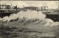 A Large Wave Postcard