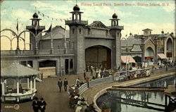 Happy Land Park, South Beach Postcard