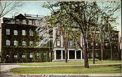 Winants Hall, Rutgers College Postcard