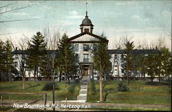 Hertzog Hall Rutgers Postcard