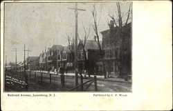 Railroad Avenue Postcard