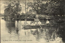 A Shady Corner Of Crystal Lake, Orange Mountain New Jersey Postcard Postcard