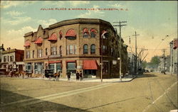 Julian Place & Morris Ave. Elizabeth, NJ Postcard Postcard