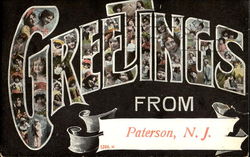 Greetings From Paterson New Jersey Postcard Postcard