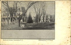 Railroad Ave., No. 3 Jamesburg, NJ Postcard Postcard