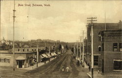 Main Street Pullman, WA Postcard Postcard