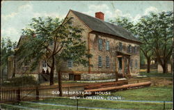 Old Hempstead House New London, CT Postcard Postcard