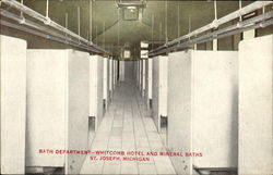 Bath Department-Whitcomb Hotel And Mineral Baths Postcard