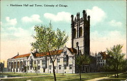 Hutchinson Hall And Tower, University of Chicago Postcard